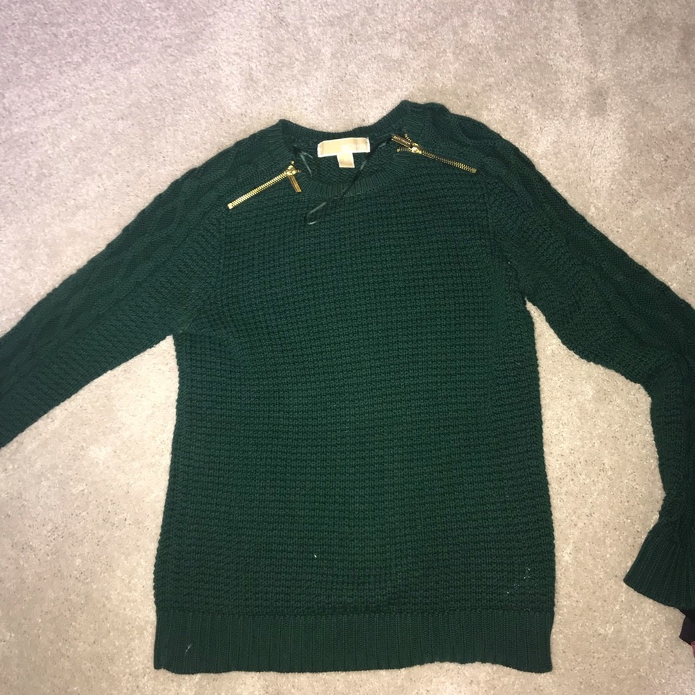 Michael Kors waffle/ cable knit sweater
